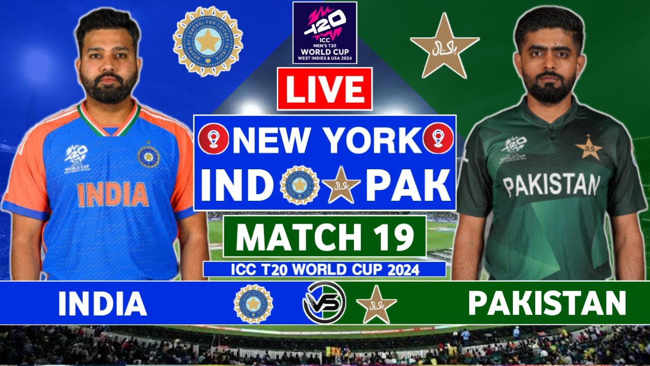 India vs Pakistan T20 World Cup Match Live Live Score & Commentary