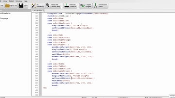 Vex IQ 201 - Using a Color Sensor to sort Rings
