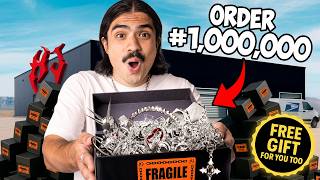 We Hit 1M Orders… So I Surprised Lucky Order #1,000,000