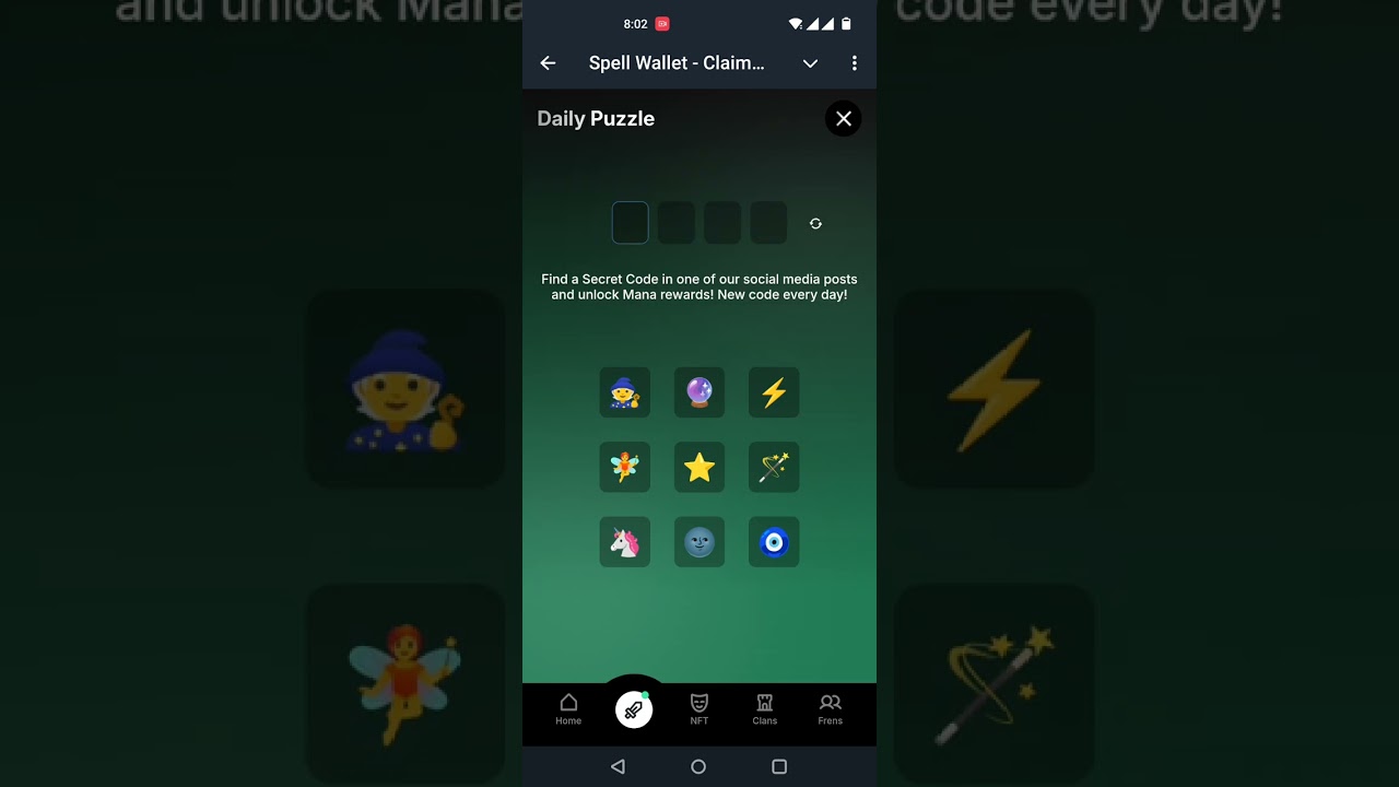 Spell wallet 21 September puzzle Answer