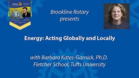 Energy: Acting Globally and Locally