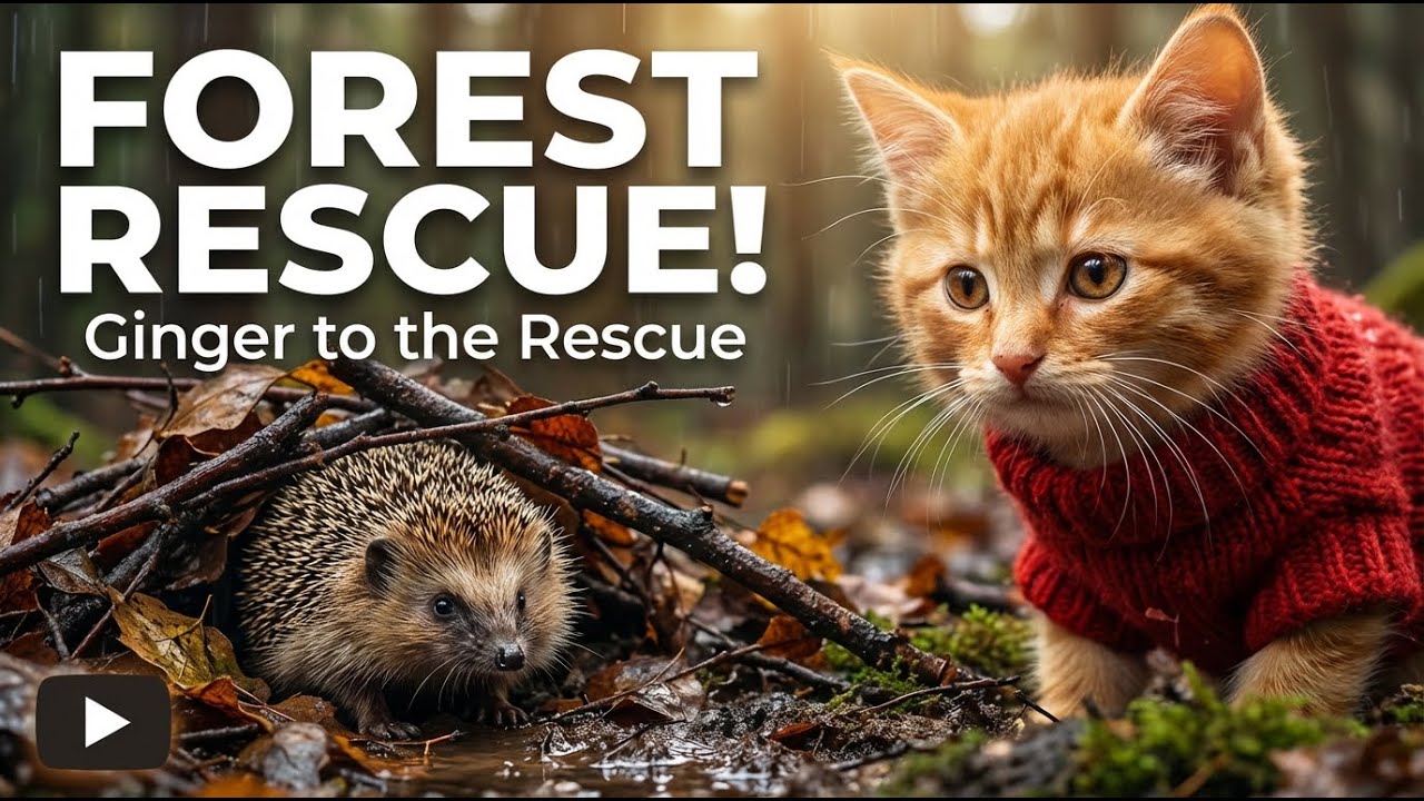 Ginger the Little Rescuer and the Lost Hedgehog