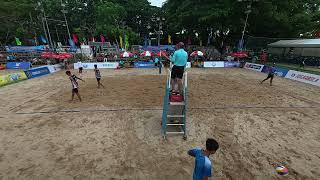 Sanvinest vs Can Tho 2 (M). Beach volleyball U21. Can Tho. Vietnam. 12.10.2025