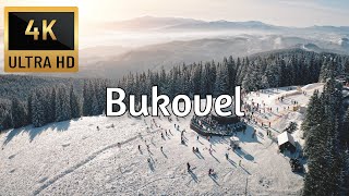 🇺🇦 BUKOVEL, UKRAINE [4K] Drone Tour - Best Drone Compilation - Trips On Couch