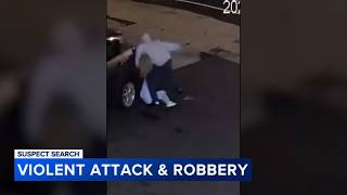 'Somebody help': Suspect wanted for violent attack, robbery of woman