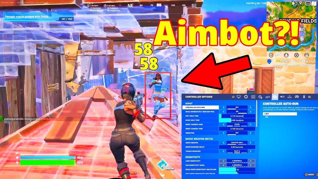 NEW *BEST* Controller Settings For No Claw/No Paddles Aimbot Fortnite
