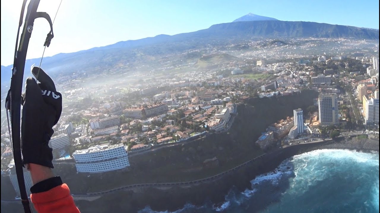 2200m-Abgleiter auf Teneriffa - Mit dem Gleitschirm von Izana nach Puerto de la Cruz an den Strand