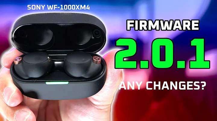 New Sony WF-1000XM4 2.0.1 Firmware solved a problem... 🤔