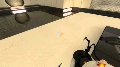 Portal 2 Funnel, Cube, Exit