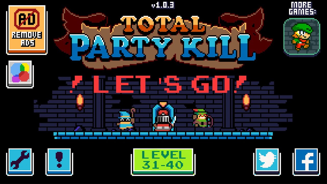Guide to passing the stages of the total party kill game