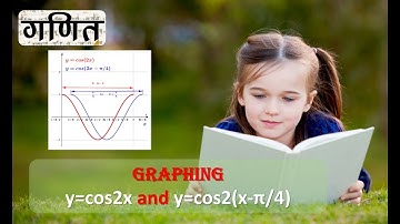 Graphing y=cos2x and y=cos2(x-π/4) Graphs of Trigonometric Functions हिंदी