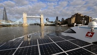 World's largest solar-powered boat docks in London