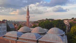 Djumaya Mosque and  Maritsa River Plovdiv