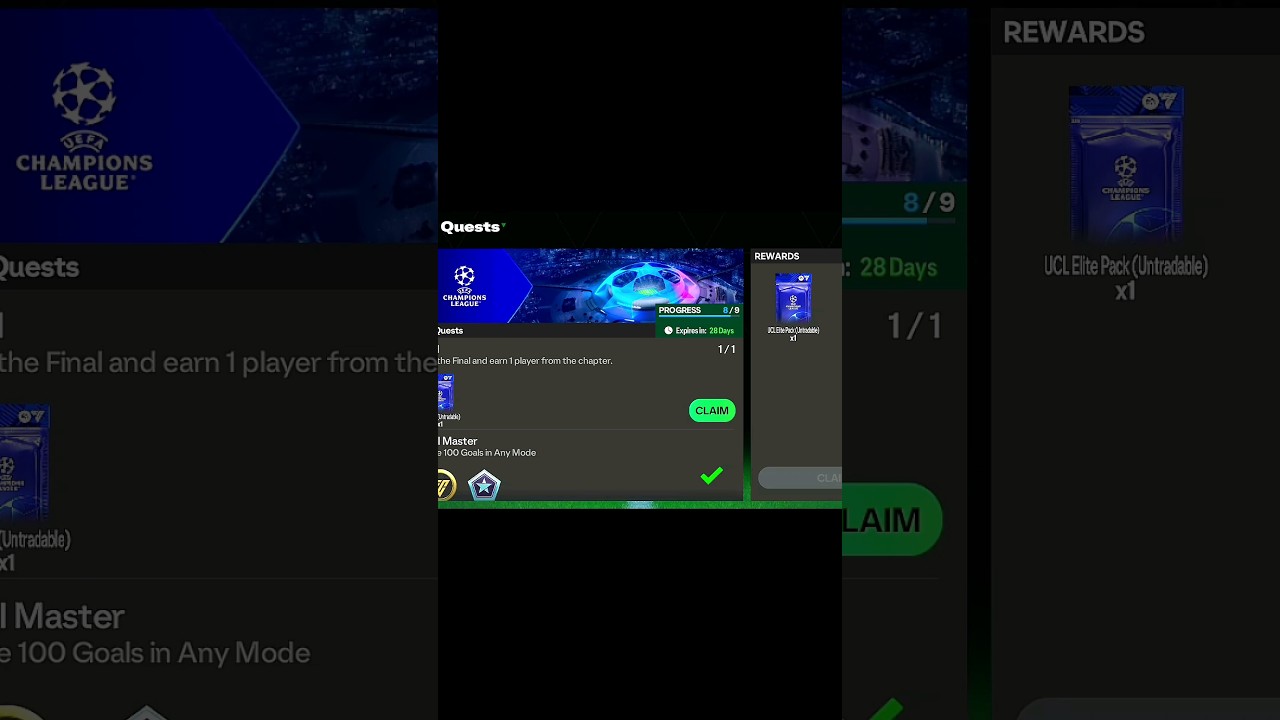 Ucl Daily elite pack is crazy 🥶😱 