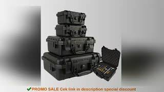 1pc Waterproof Hard Carry Case Bag Tool Case With Pre-cut Sponge Storage Box Safety Protector Organi