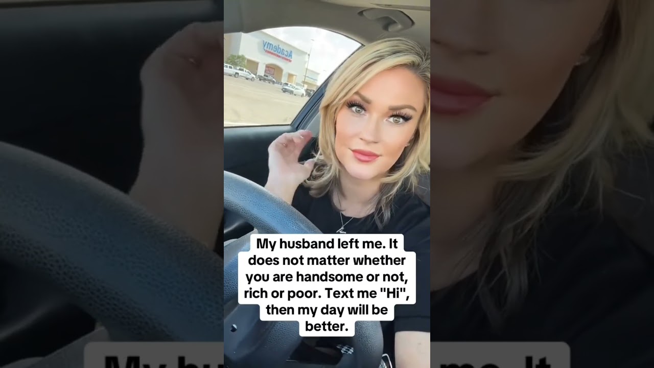 my husband left me it does not matter whether you are handsome or not