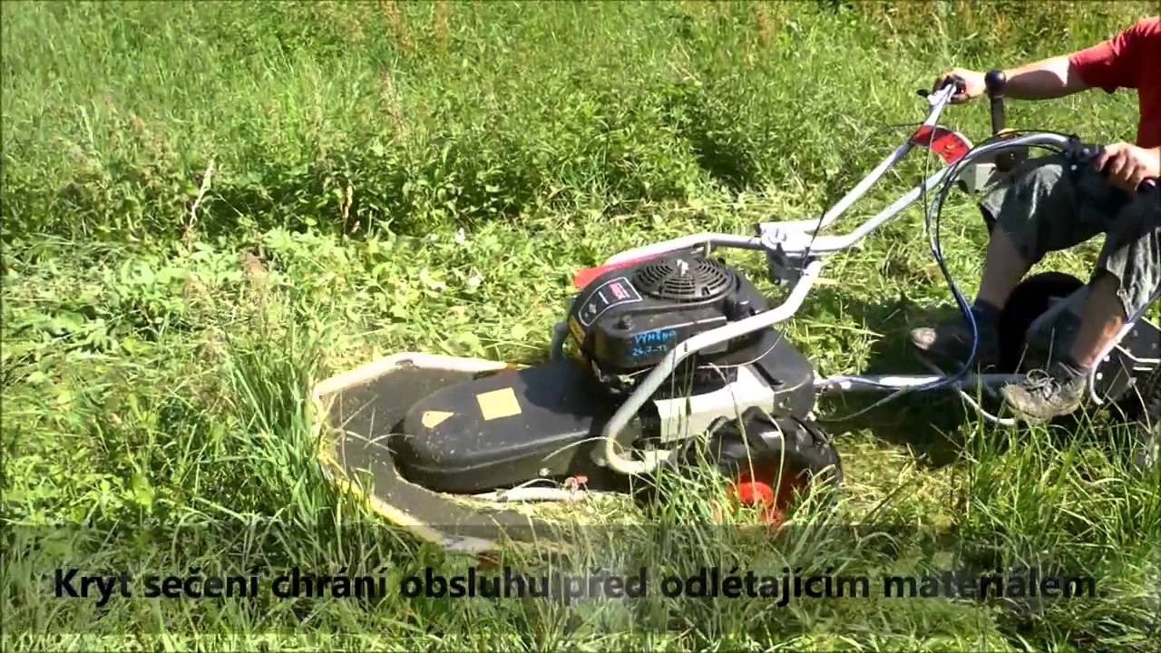 Kosiarka Dakr Panter Fd 2h Z Napedem Hydrostatycznym I Siedziskiem Operatora Youtube