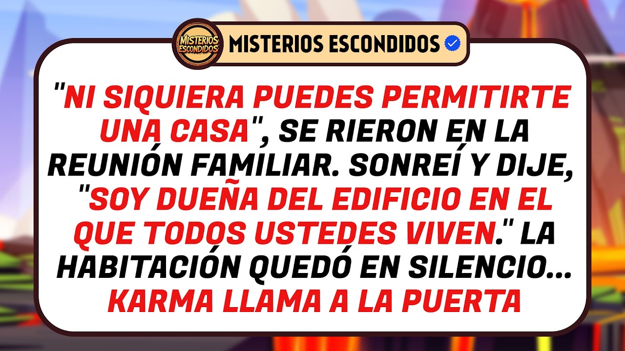 En La Reunión Familiar Me Llamaron «Pobre» — Entonces Les Mostré El Contrato Inmobiliario.