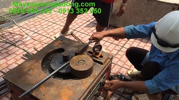 Hướng dẫn bẻ CỔ CHAI, VAI BÒ trên Máy uốn sắt PHI 32mm Hàn Quốc (Điện 220v - 1 Pha)