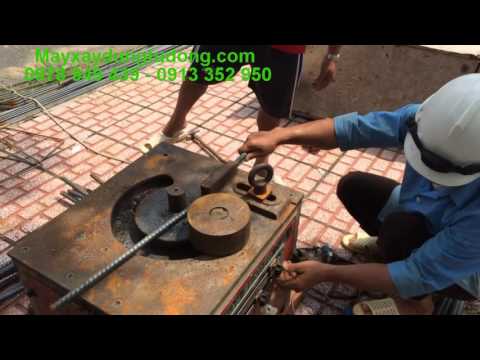 Video Hướng dẫn bẻ cổ chai,vai bò... trên máy uốn sắt 32mm... - youtube