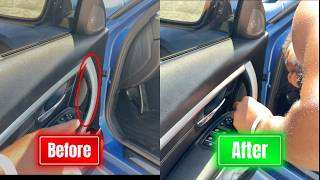 BMW F30 Door Handle Cover Upgrade | Cheap Mod That Cleans Up the Interior Bmw Door Handle Cover