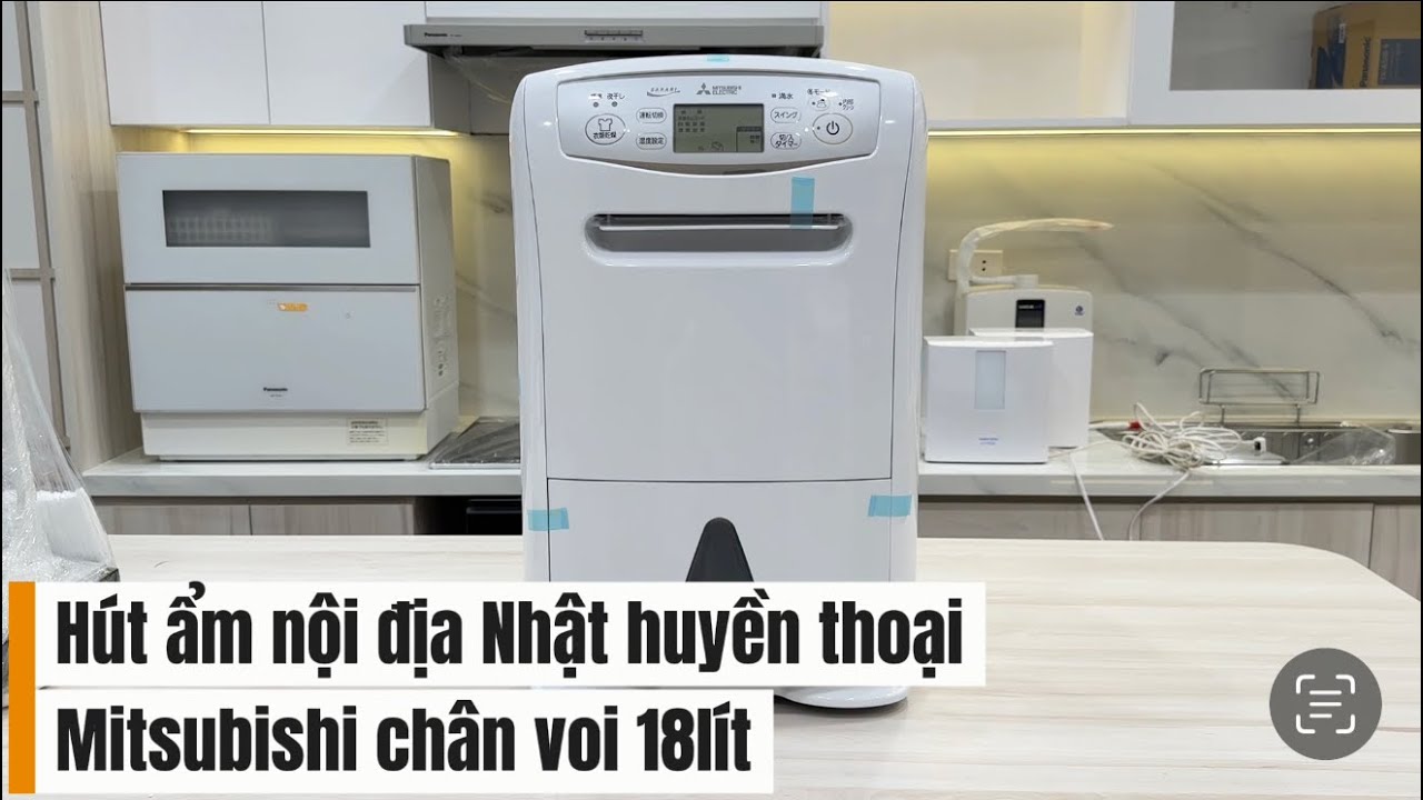 Máy hút ẩm Mitsubishi 18lit sản xuất 2025 huyền thoại. 0966 937 999