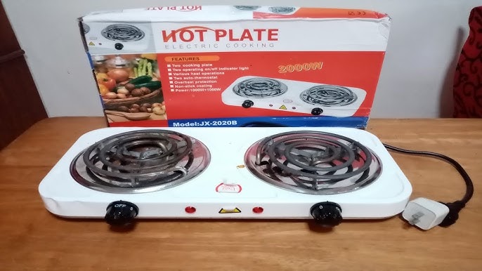 Double Portable Electric Hot Plate Hob Kitchen Review 