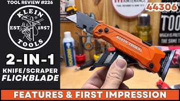 Klein FlickBlade Scraper/Knife Combo - Better Than Toughbuilt?