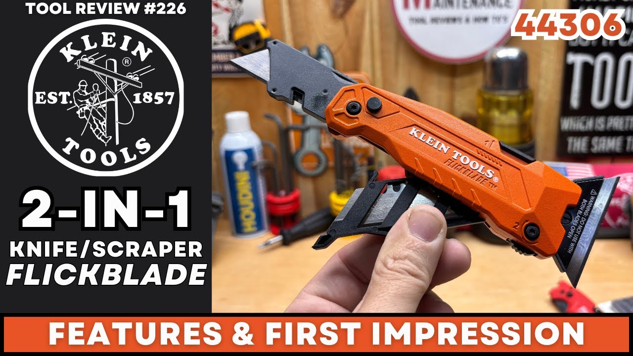 Klein FlickBlade Scraper/Knife Combo - Better Than Toughbuilt?