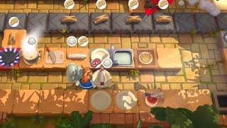 Jericho Tropical Insanity🌴 | 1-1 Lost Morsel 4 Stars (3 Players) Overcooked 1, All You Can Eat