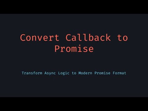 Convert Callback to