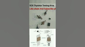 SCR THYRISTOR TESTING करना सीखें||DIGITAL MULTIMETER SE SCR THYRISTOR TEST KRNA # Shorts#Viral#Reeks