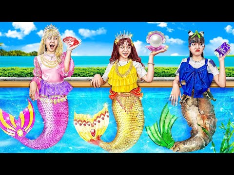 Nghèo – Giàu – Siêu Giàu! Ai Thắng Cuộc Thi Trang Điểm Nàng Tiên Cá?