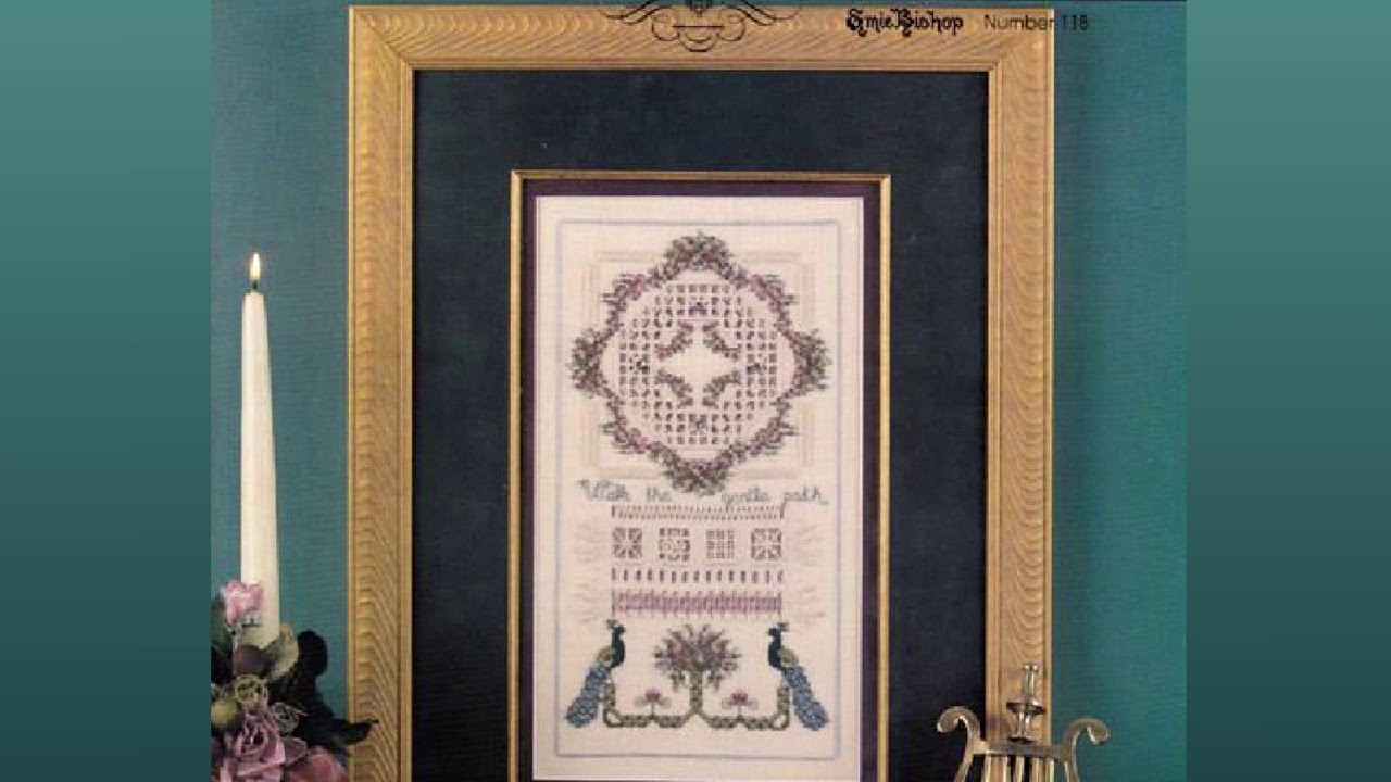 Flosstube Embroidery.com Design Showcase Heritage Sampler and Walk the Gentle Path Cross N Patch