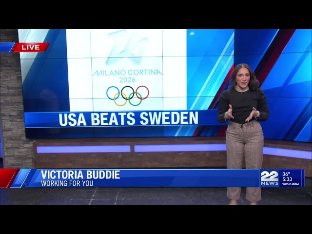 Local fans celebrate US hockey teams' progress at Holyoke rink