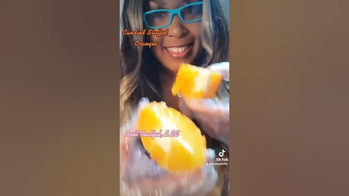 Stuffed Candied Orange by Bow'Tealful #TreatsTrendsetter 😍