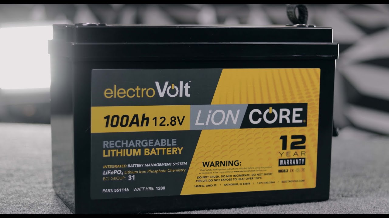 100Ah Lithium Battery Review electroVolt Power YouTube