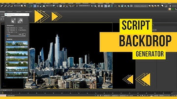Backdrop Generator script in 3ds max.