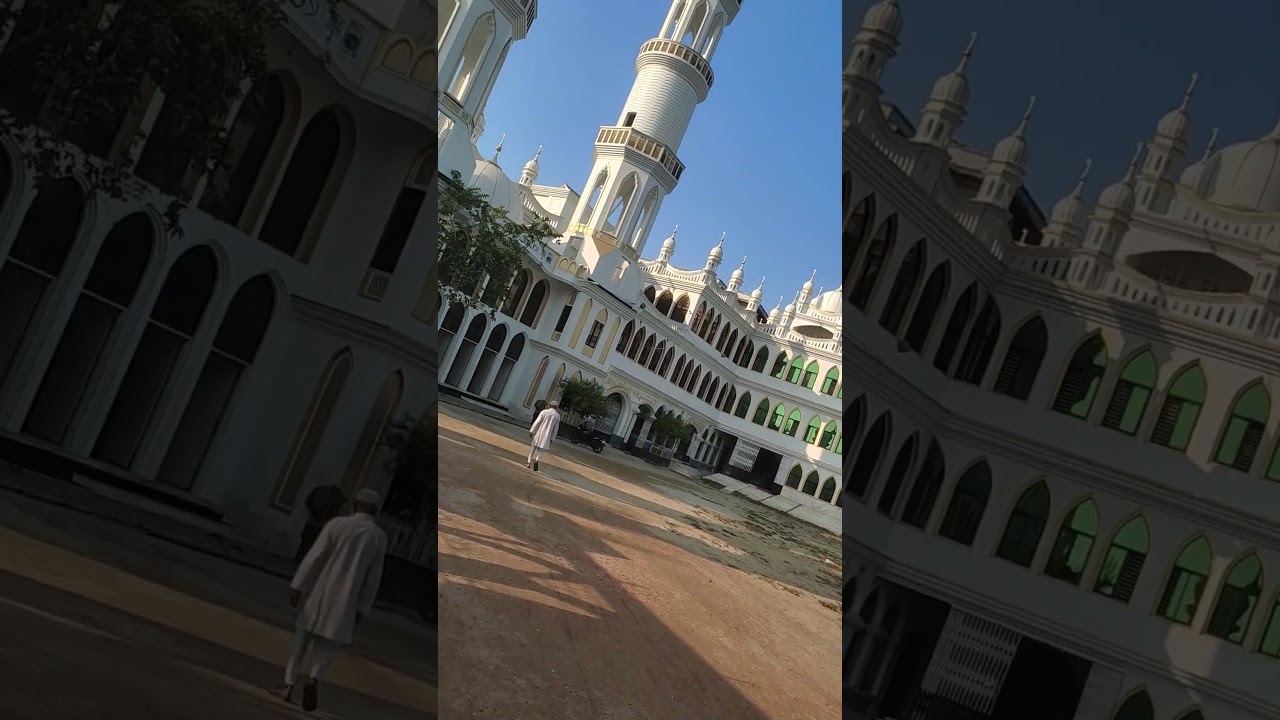 very beautiful mosque of sherpur town.