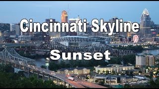 Cincinnati Skyline Sunset