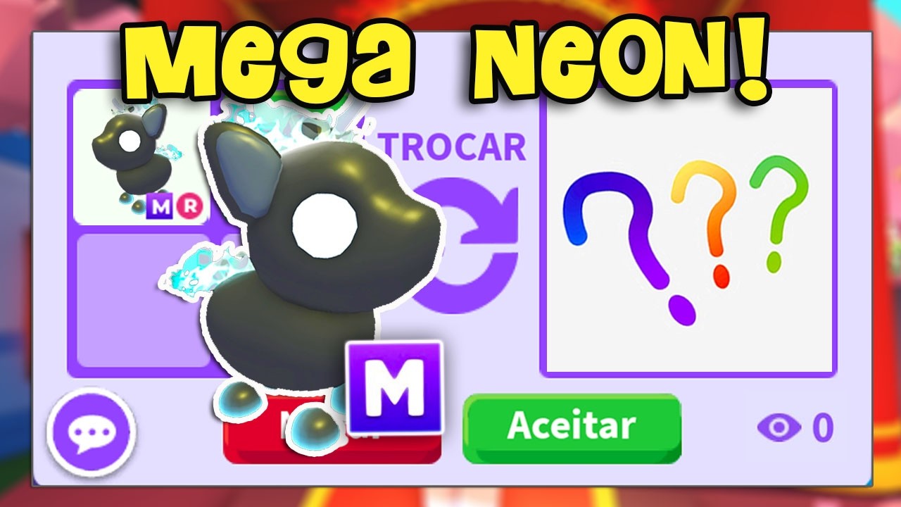 Trocando Potro Flamejante Mega Neon (Mega Fire Foal) 🔥 Ano Novo Lunar 2026 Adopt Me!