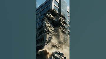 Skyscraper Suddenly Collapses in the City! 😱 | AI Simulation