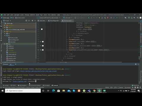 initial knowledge of set git in android studio and GitHub