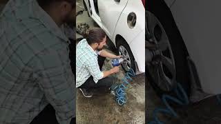 कार में नए टायर डलवाए New Tyre dalwaye car me Apollo ke 155/70r 13 ke