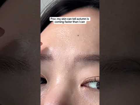 When your skin is COMMUNICATING! 😖 #skincare #koreanskincare #kbeauty #autumn #dryskin