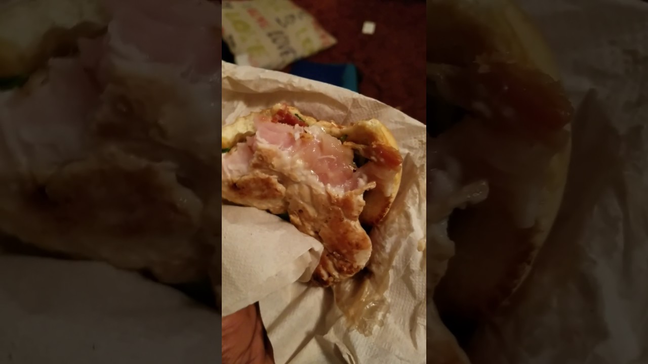 McDonald's in Quincy Florida raw meat chicken sandwich YouTube