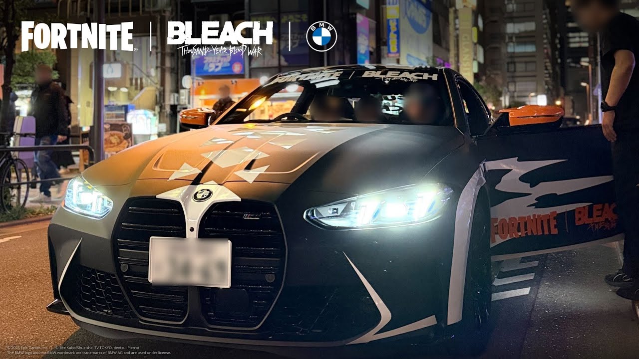 Fortnite BMW M4 GT3 EVO Gameplay And Review (Fortnite x Bleach)