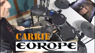 CARRIE - Europe - drum cover