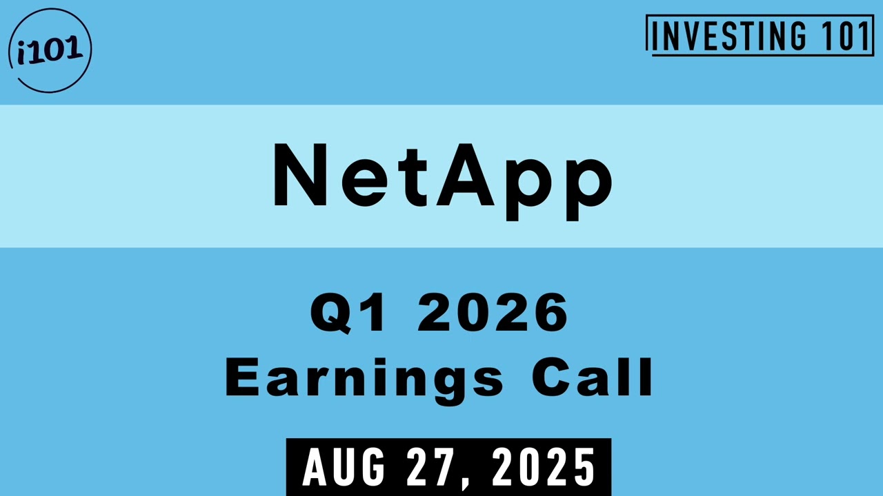 NetApp Q1 2026 Earnings Call | Q1 2026 Earnings Conference Call | Q1 2026 Results