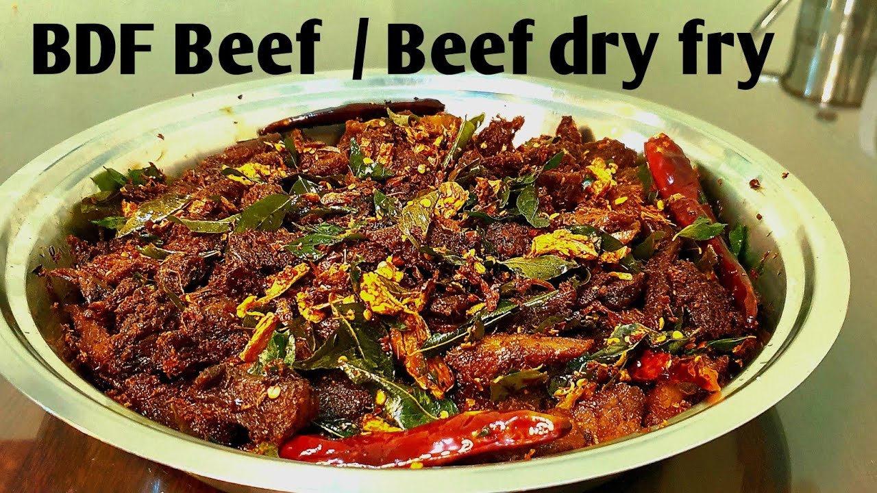 Beef Special / BDF beef /Beef dry fry - YouTube